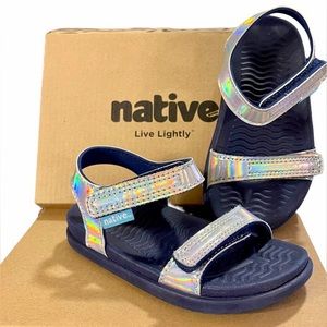 Native Kids Holographic Sandals